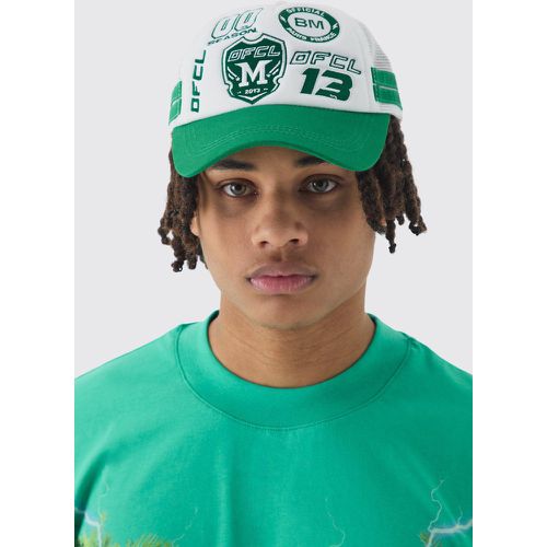 Casquette en mousse à écusson - ONE SIZE - Boohooman - Modalova