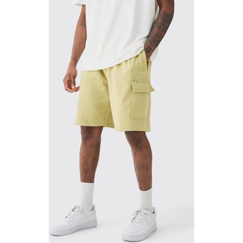 Tall - Short large zippé en jersey - S - Boohooman - Modalova