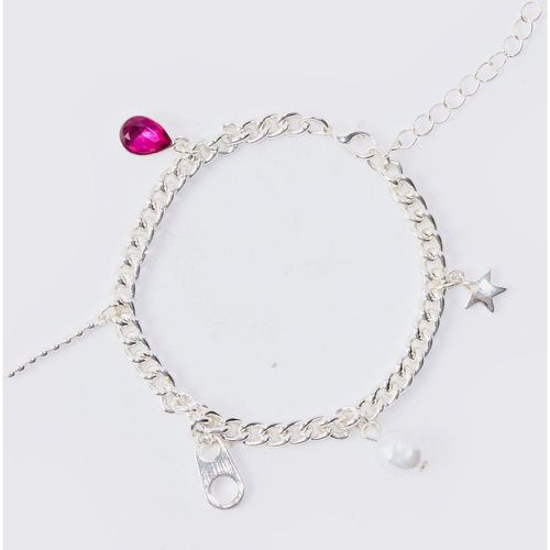 Bracelet é à pendentif - ONE SIZE - Boohooman - Modalova