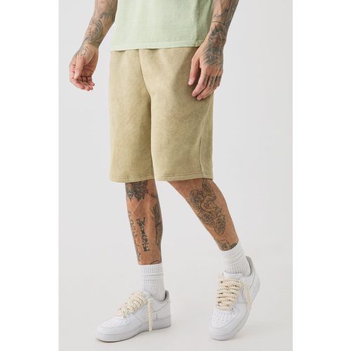 Tall - Short large délavé en jersey - S - Boohooman - Modalova