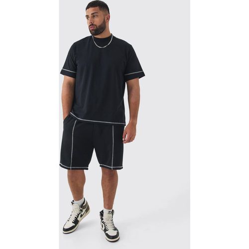 Grande taille - Ensemble oversize à coutures contrastantes - XXXL - Boohooman - Modalova