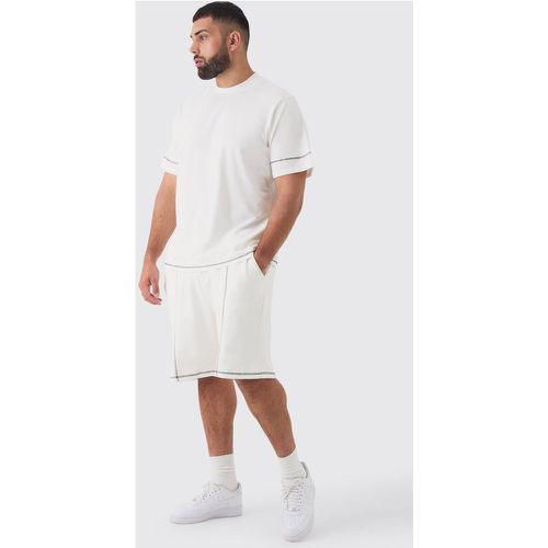 Grande taille - Ensemble oversize à coutures contrastantes - XXXL - Boohooman - Modalova