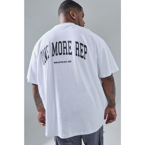 Grande taille - T-shirt de sport oversize - MAN Active - XXL - Boohooman - Modalova