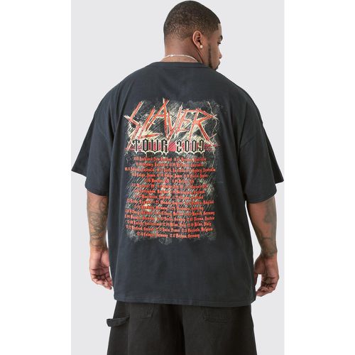 Plus Slayer License Front & Back Print T-shirt - - XXXL - Boohooman - Modalova