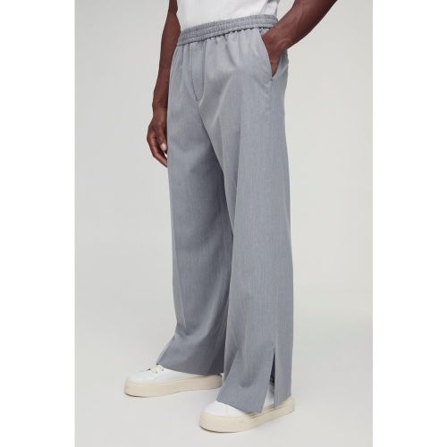 Pantalon large habillé fendu - 32 - Boohooman - Modalova