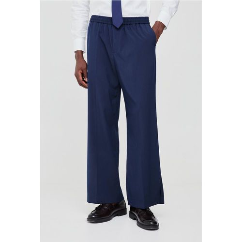 Pantalon large habillé fendu - 28 - Boohooman - Modalova