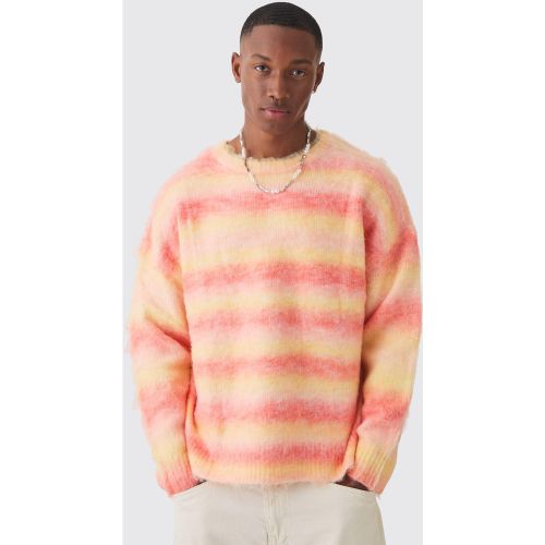 Pull oversize en maille brossée - XL - Boohooman - Modalova