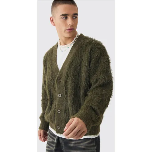 Cardigan oversize en maille - S - Boohooman - Modalova