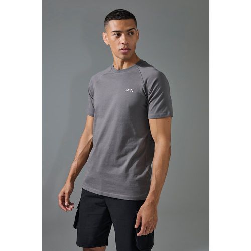 T-shirt de sport à manches raglan - MAN Active homme - S - Boohooman - Modalova