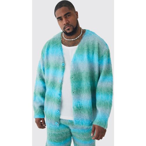 Grande taille - Cardigan oversize à rayures - XXXL - Boohooman - Modalova