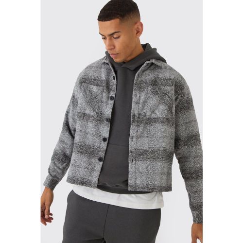 Surchemise épaisse oversize à carreaux - S - Boohooman - Modalova