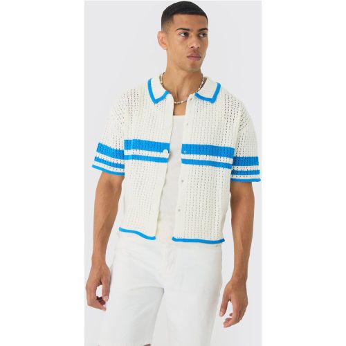 Polo oversize color block homme - L - Boohooman - Modalova