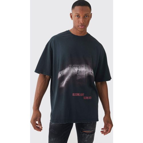 T-shirt oversize délavé premium - XS - Boohooman - Modalova