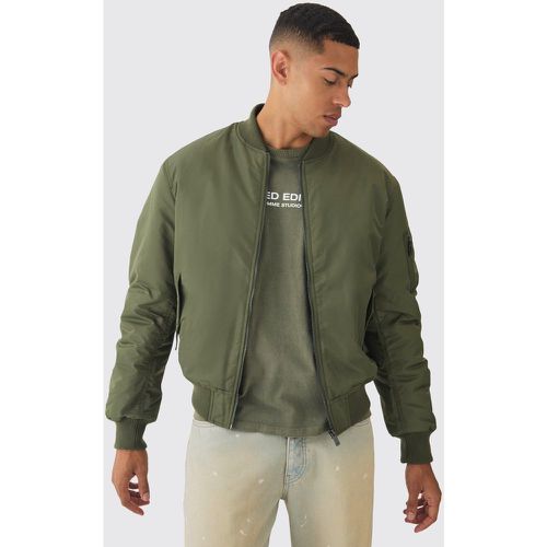 Bomber oversize matelassé en homme - L - Boohooman - Modalova