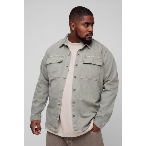 Grande taille - Surchemise cargo oversize - XXXL - Boohooman - Modalova