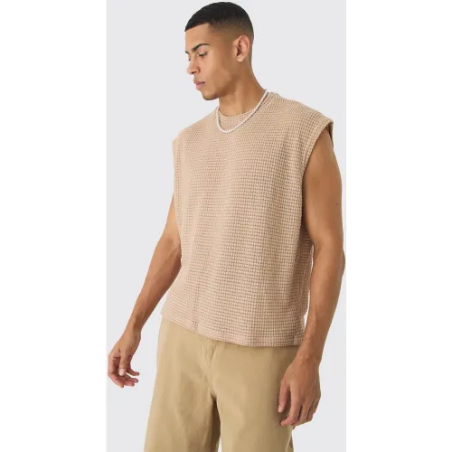 Débardeur oversize texturé - S - Boohooman - Modalova