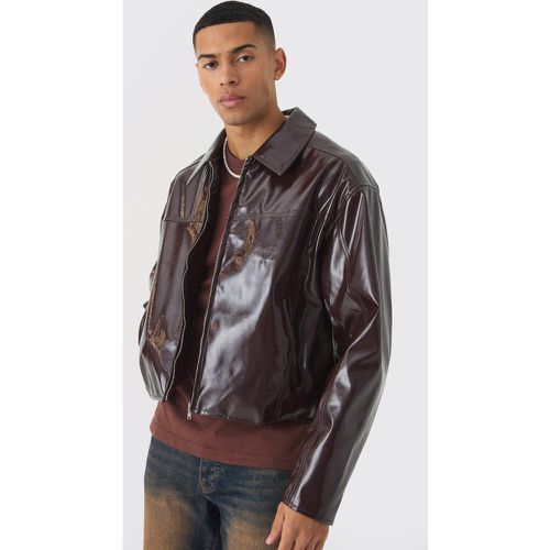 Veste Harrington oversize - S - Boohooman - Modalova