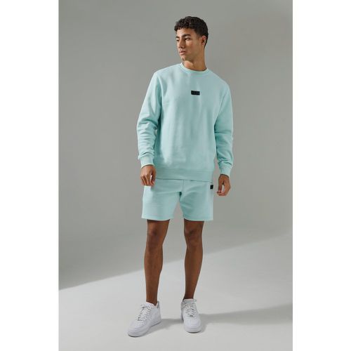 Survêtement avec sweat et short - MAN Active - S - Boohooman - Modalova