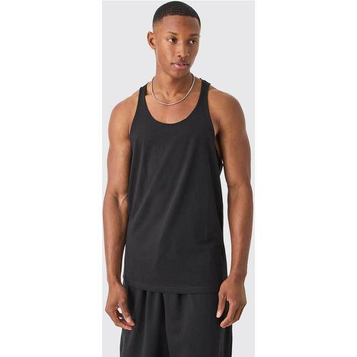 Basic Racer Back Vest - Boohooman - Modalova