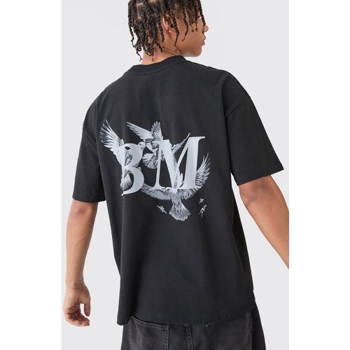 Oversized Bm Graphic T-shirt - Boohooman - Modalova