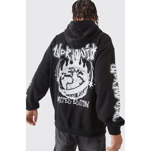 Sweat à capuche oversize à manches larges - L - Boohooman - Modalova