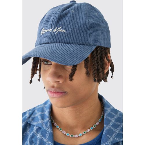 Casquette en velours côtelé - Official MAN - ONE SIZE - Boohooman - Modalova