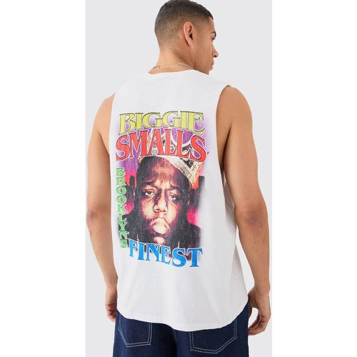 Débardeur oversize imprimé Biggie Smalls - L - Boohooman - Modalova