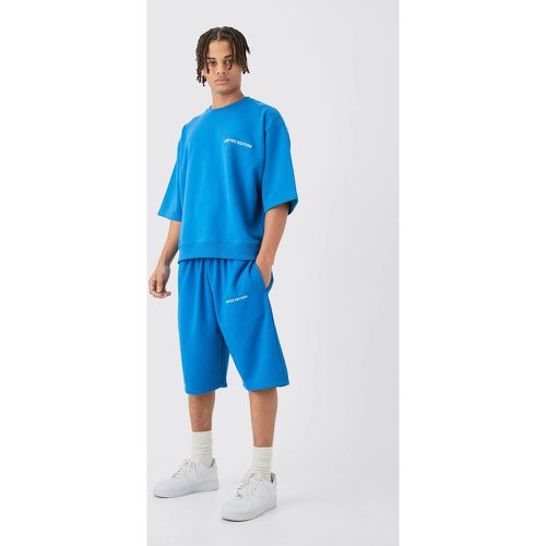 Survêtement oversize à manches 3/4 - XL - Boohooman - Modalova