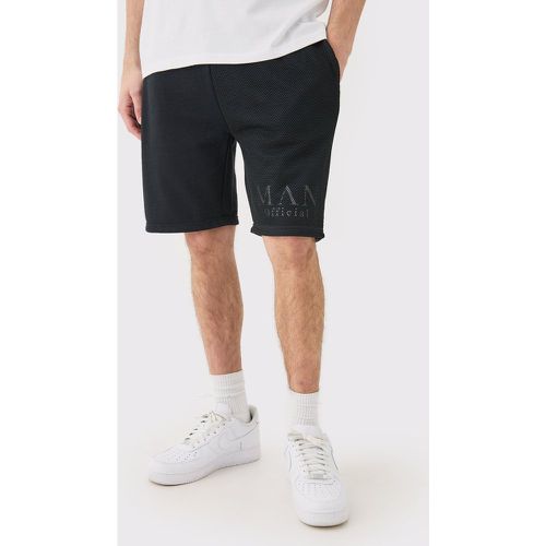 Short large en mesh - MAN Official - S - Boohooman - Modalova