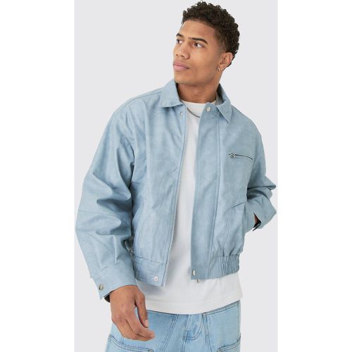 Bomber oversize texturé homme - L - Boohooman - Modalova