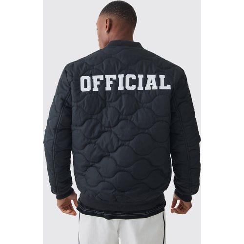 Bomber matelassé - Official homme - S - Boohooman - Modalova