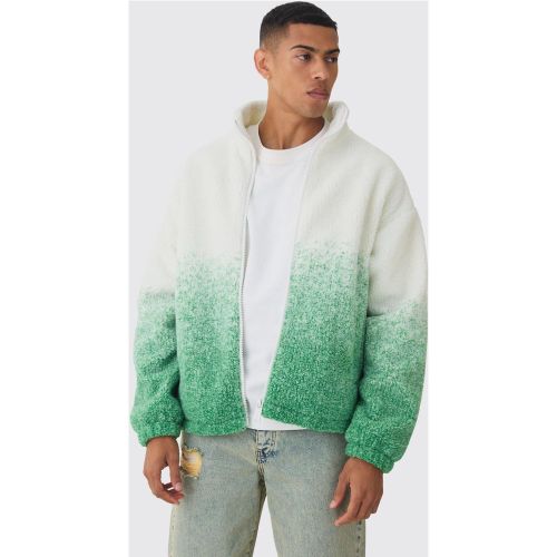 Veste oversize en polaire à col cheminée homme - XS - Boohooman - Modalova