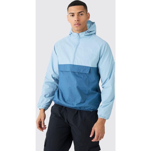 Veste à capuche color block à col zippé homme - M - Boohooman - Modalova