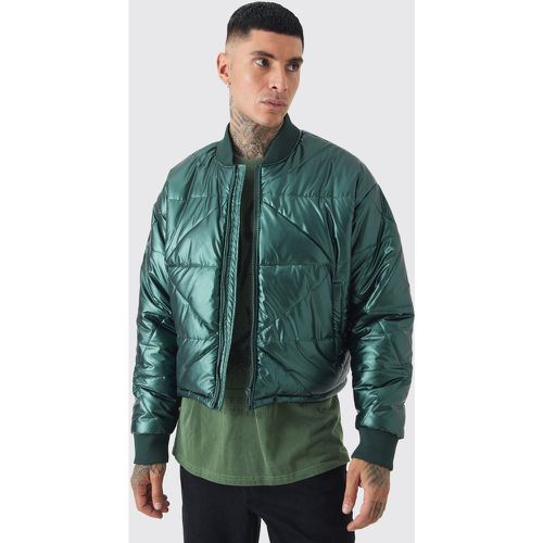 Tall - Bomber oversize matelassé en homme - S - Boohooman - Modalova