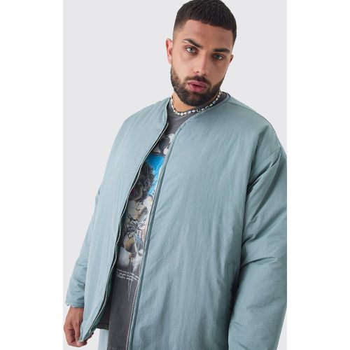 Grande taille - Bomber oversize matelassé homme - XXXL - Boohooman - Modalova