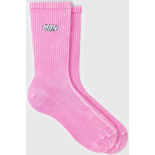 Acid Wash Man Socks In Pink - Boohooman - Modalova