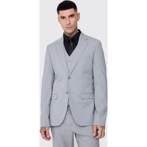 Tall Essential Slim Fit Suit Jacket In Grey - Boohooman - Modalova