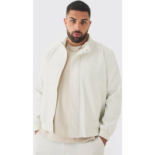 Grande taille - Veste habillée à col cheminée - 44 - Boohooman - Modalova