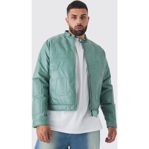 Grande taille - Veste oversize sans col - XXXL - Boohooman - Modalova