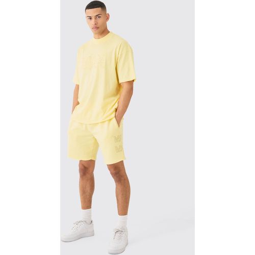 Ensemble déchiré avec t-shirt et short - MAN - S - Boohooman - Modalova