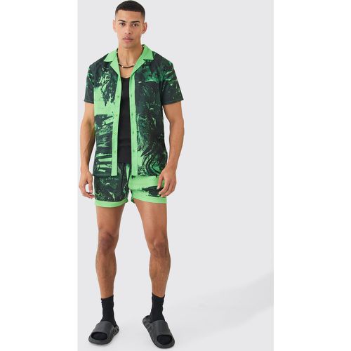 Ensemble avec chemise et short de bain - M - Boohooman - Modalova