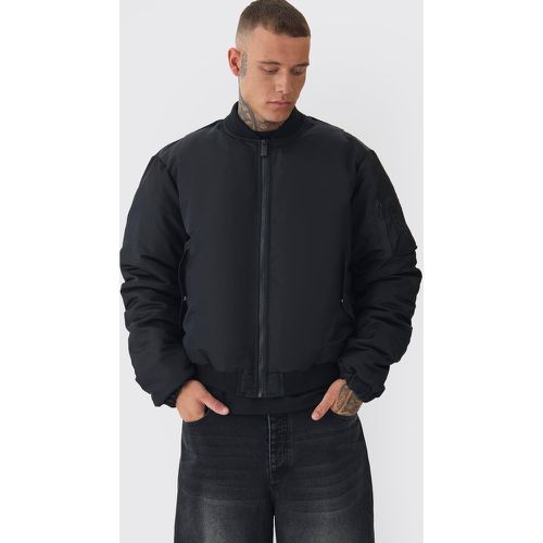 Tall - Bomber matelassé en nylon homme - S - Boohooman - Modalova