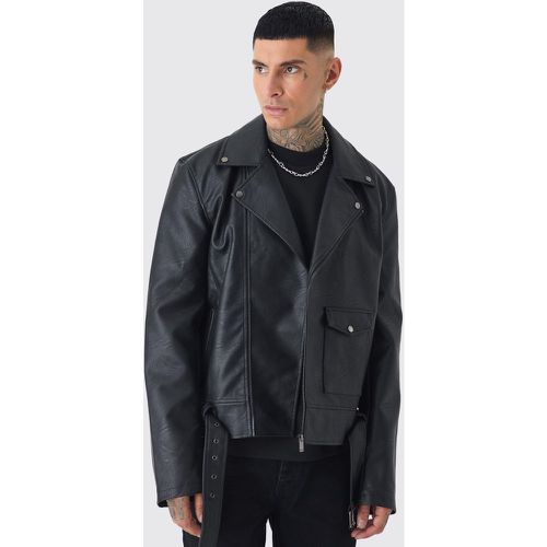 Tall - Veste biker - XXL - Boohooman - Modalova