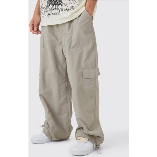 Pantalon cargo à taille élastiquée - S - Boohooman - Modalova