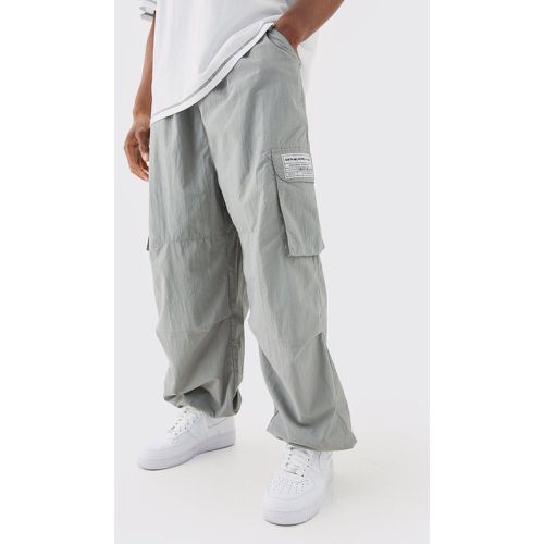 Pantalon parachute à taille élastiquée - XL - Boohooman - Modalova