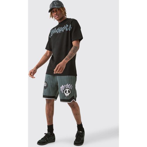 Tall - Ensemble de basket oversize avec short - S - Boohooman - Modalova