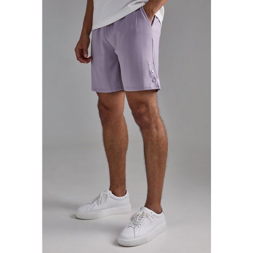 Short large avec boutons pression - S - Boohooman - Modalova