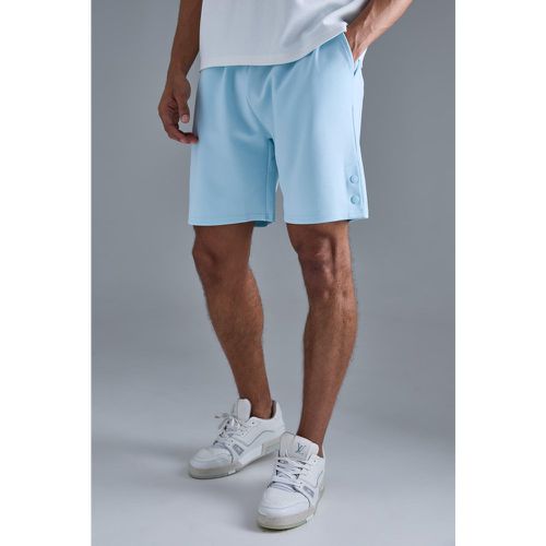 Relaxed Scuba Short With Poppers homme - Boohooman - Modalova