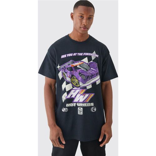 T-shirt oversize à imprimé Hot Wheels - S - Boohooman - Modalova