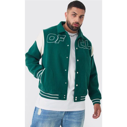 Grande taille - Veste universitaire - Ofcl - XXXL - Boohooman - Modalova